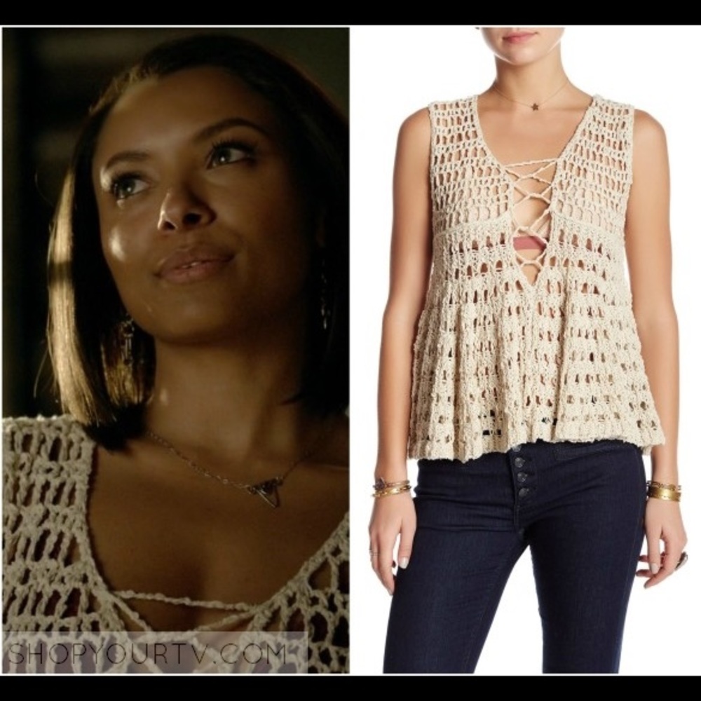 Free People tank seen on Vampire Diaries